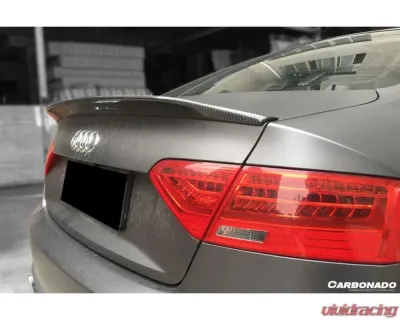 Carbonado Carbon Fiber CTE Style Trunk Spoiler for Audi A5 Coupe 2009-2015 - CF3808CTE-TS
