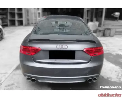 Carbonado Carbonado CFRP RW Style Trunk Spoiler for Audi A5 Coupe 2009-2015 - CF3808RW-TS