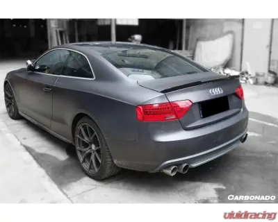 Carbonado Carbonado CFRP RW Style Trunk Spoiler for Audi A5 Coupe 2009-2015 - CF3808RW-TS