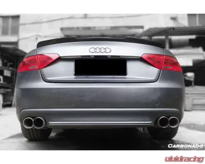 Carbonado Carbonado CFRP RW Style Trunk Spoiler for Audi A5 Coupe 2009-2015 - CF3808RW-TS