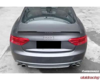 Carbonado Carbonado CFRP RW Style Trunk Spoiler for Audi A5 Coupe 2009-2015 - CF3808RW-TS