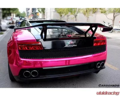 Carbonado Carbon Fiber Trunk Spoiler for Lamborghini Gallardo 2004-2014 CFRP DC-II Style - CF5555DMC-2.W