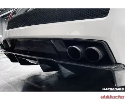 Carbonado CFRP STO Style Rear Diffuser Lamborghini Gallardo 2009-2014 - CF5555SA.RD