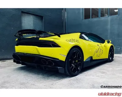 Carbonado CFRP DC Style Rear Diffuser Lamborghini Huracan LP610 | LP580 2015-2020 - CF5556DMC.RD
