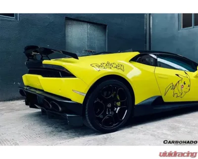 Carbonado CFRP DC Style Rear Diffuser Lamborghini Huracan LP610 | LP580 2015-2020 - CF5556DMC.RD