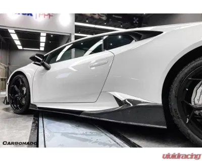 Carbonado CFRP MD Style Side Skirts Lamborghini Huracan LP610 | LP580 2015-2020 - CF5556MAD-SS