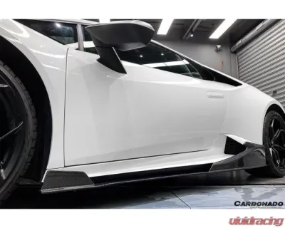 Carbonado CFRP MD Style Side Skirts Lamborghini Huracan LP610 | LP580 2015-2020 - CF5556MAD-SS