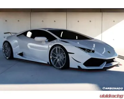 Carbonado CFRP RZS Style Front Bumper Canard Lamborghini Huracan LP610 2015-2020 - CF5556RZS.CRD