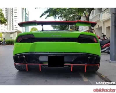 Carbonado CFRP RZS Style Rear Diffuser Lamborghini Huracan LP610 | LP580 2015-2020 - CF5556RZS.RD