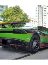 Carbonado CFRP RZS Style Rear Diffuser Lamborghini Huracan LP610 | LP580 2015-2020                                     - CF5556RZS.RD - Image 8