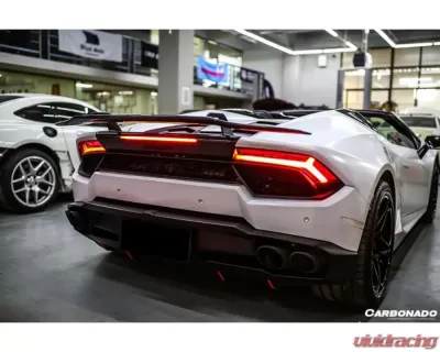 Carbonado Carbonado FGCF VRS-II Style Trunk Spoiler for Lamborghini Huracan LP610/LP580 2015-2020 - FGCF5556VRS-2.W