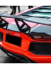 Carbonado CFRP DC Style Trunk Spoiler Lamborghini Aventador LP700 | LP740 2011-2020                                     - CF5900DMC-2-W - Image 8