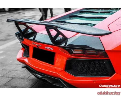 Carbonado CFRP DC Style Trunk Spoiler Lamborghini Aventador LP700 | LP740 2011-2020 - CF5900DMC-2-W
