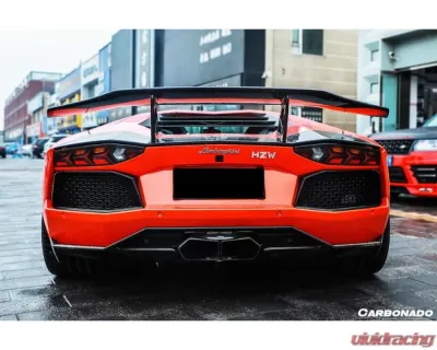 Carbonado CFRP DC Style Trunk Spoiler Lamborghini Aventador LP700 | LP740 2011-2020 - CF5900DMC-2-W