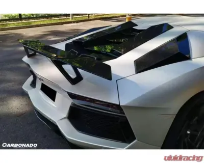 Carbonado CFRP OTC Style Trunk Spoiler Lamborghini Aventador LP700 Coupe | Roadster 2011-2021 - CF5900NOTC-W