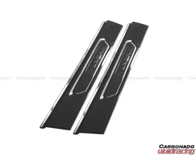 Carbonado DryCF OEM Style Door Still Plate Caps Lamborghini Aventador LP700 Coupe | Roadster 2011-2016 - DRYCF5900OEM.DS