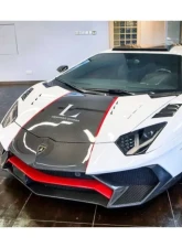 Carbonado CFRP OEM Style Front Hood Vent Lamborghini Aventador LP700 Coupe 2011-2016                                     - CF5900OEM.HV - Image 11