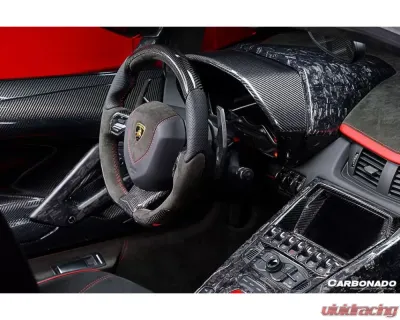 Carbonado CFRP OEM Style Instrument Surround Panel Cover Lamborghini Aventador LP700 Coupe | Roadster 2011-2016 - CF5900OEM.ISPC-2