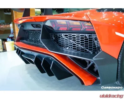 Carbonado FGPCF SV Style Rear Bumper Lamborghini Aventador LP700 | LP740 2011-2016 - FGPCF5900SV-RB