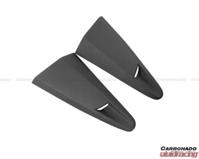 Carbonado CFRP BKSS Style Quarter Window Scoops McLaren 650s | 12C 2011-2017 - CF8002BKSS.QWS