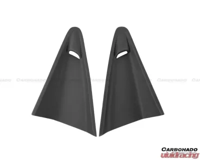 Carbonado CFRP BKSS Style Quarter Window Scoops McLaren 650s | 12C 2011-2017 - CF8002BKSS.QWS