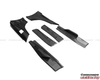 Carbonado CFRP BKSS Style Side Skirts McLaren 650s | 12C 2011-2017 - CF8002BKSS675.SS