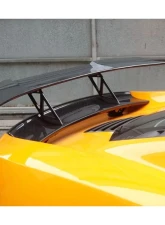 Carbonado Carbon Fiber Trunk Spoiler for McLaren 650S/12C 2011-2017, Black SS Finish                                     - CF8002BKSSRZS-W - Image 8