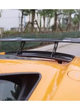 Carbonado Carbon Fiber Trunk Spoiler for McLaren 650S/12C 2011-2017, Black SS Finish                                     - CF8002BKSSRZS-W - Image 9