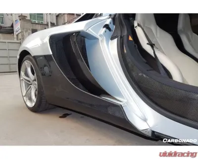 Carbonado CFRP OEM Style Side Skirts McLaren 650s | MP4 12c 2011-2017 - CF8002OE.SS
