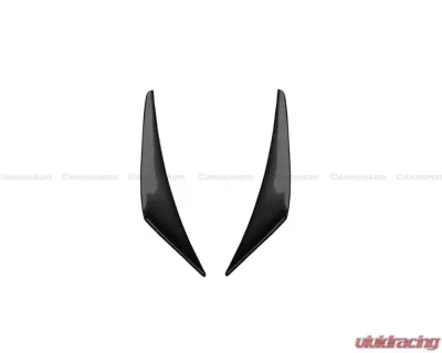 Carbonado DryCF BKSS Style Canards McLaren 650s | 12C 2011-2017 - DRYCF8002RZS.CRD