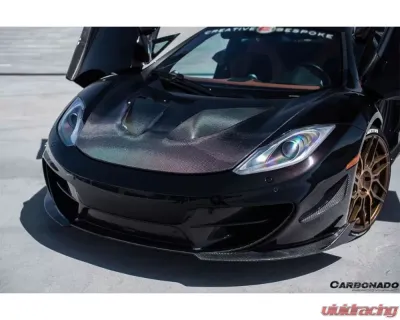 Carbonado DryCF BKSS Style Canards McLaren 650s | 12C 2011-2017 - DRYCF8002RZS.CRD