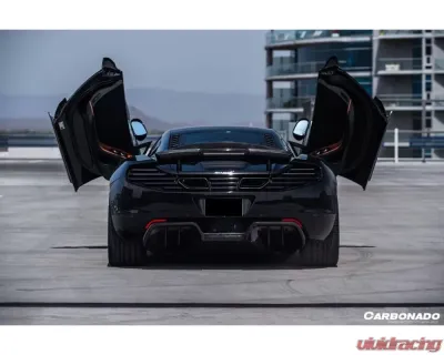 Carbonado Carbon Fiber Trunk Spoiler for McLaren 650S/12C 2011-2017, BKSS Style - CF8002RZS.SP
