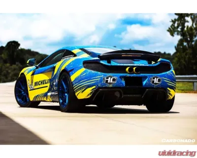 Carbonado Carbon Fiber Trunk Spoiler for McLaren 650S/12C 2011-2017, BKSS Style - CF8002RZS.SP