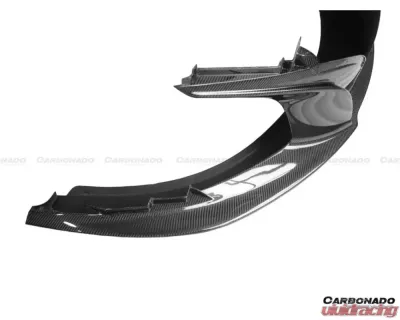 Carbonado CFRP OEM Style Front Lip for McLaren 650S 2014-2017, Carbon Fiber Finish - CF8003OE650S-FBFL