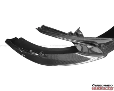 Carbonado CFRP OEM Style Front Lip for McLaren 650S 2014-2017, Carbon Fiber Finish - CF8003OE650S-FBFL