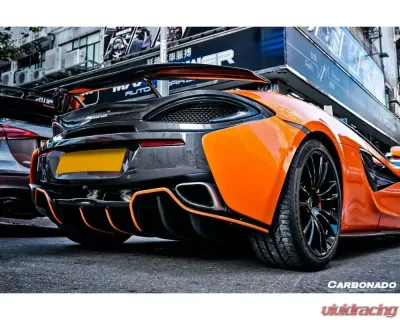 Carbonado CFRP GT Style Trunk Spoiler McLaren 540c | 570s Coupe 2015-2021 - CF8004NVT-W