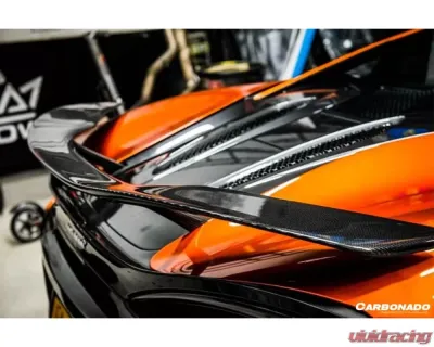 Carbonado CFRP GT Style Trunk Spoiler McLaren 540c | 570s Coupe 2015-2021 - CF8004NVT-W