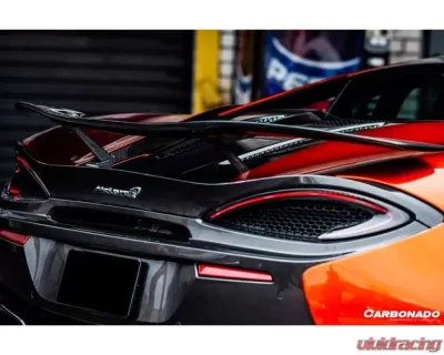 Carbonado CFRP GT Style Trunk Spoiler McLaren 540c | 570s Coupe 2015-2021 - CF8004NVT-W