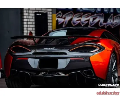 Carbonado CFRP GT Style Trunk Spoiler McLaren 540c | 570s Coupe 2015-2021 - CF8004NVT-W