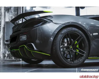 Carbonado CFRP GT Style Trunk Spoiler McLaren 540c | 570s Coupe 2015-2021 - CF8004NVT-W