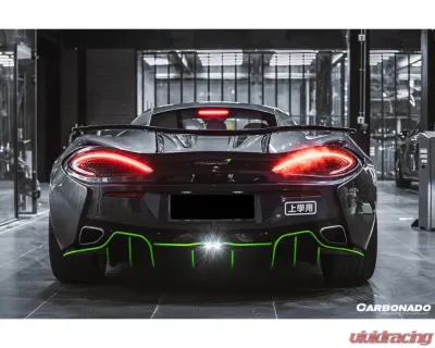 Carbonado CFRP GT Style Trunk Spoiler McLaren 540c | 570s Coupe 2015-2021 - CF8004NVT-W