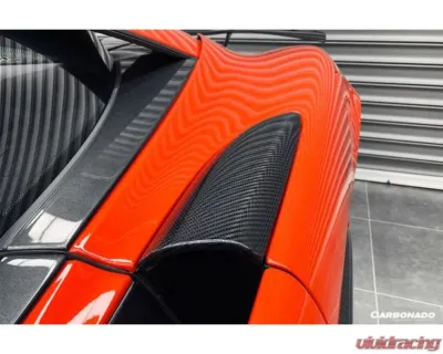 Carbonado CFRP OEM Style Air Intake Fins McLaren 540C | 570S | 570GT 2015-2020 - CF8004OE-AIF