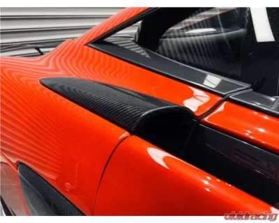 Carbonado CFRP OEM Style Air Intake Fins McLaren 540C | 570S | 570GT 2015-2020 - CF8004OE-AIF