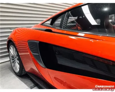 Carbonado CFRP OEM Style Air Intake Fins McLaren 540C | 570S | 570GT 2015-2020 - CF8004OE-AIF