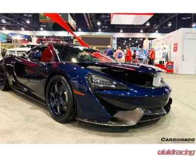 Carbonado CFRP OEM Style Front Lip Side Splitter McLaren 540C | 570S | 570GT 2015-2020 - CF8004OE-FBSS