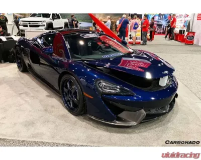 Carbonado CFRP OEM Style Front Lip Side Splitter McLaren 540C | 570S | 570GT 2015-2020 - CF8004OE-FBSS