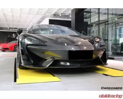 Carbonado CFRP OEM Style Front Lip Side Splitter McLaren 540C | 570S | 570GT 2015-2020 - CF8004OE-FBSS