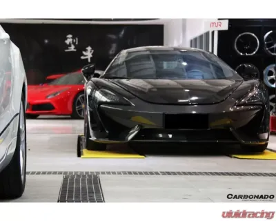 Carbonado CFRP OEM Style Front Lip Side Splitter McLaren 540C | 570S | 570GT 2015-2020 - CF8004OE-FBSS