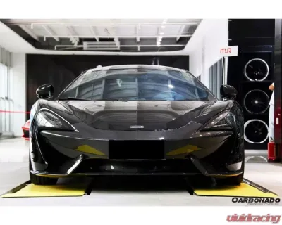 Carbonado CFRP OEM Style Front Lip Side Splitter McLaren 540C | 570S | 570GT 2015-2020 - CF8004OE-FBSS