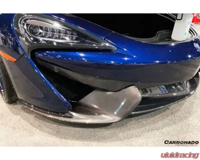 Carbonado CFRP OEM Style Front Lip Side Splitter McLaren 540C | 570S | 570GT 2015-2020 - CF8004OE-FBSS